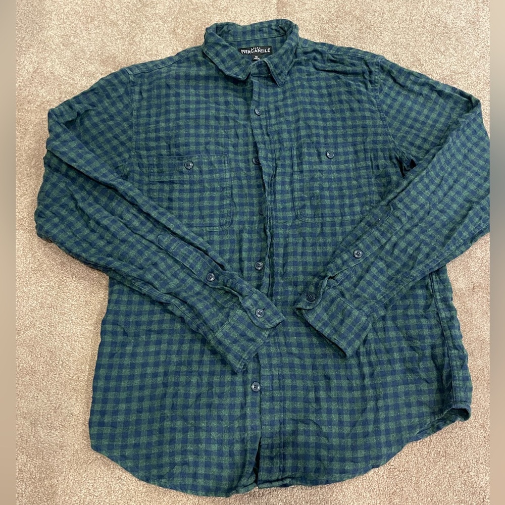 J Crew Mens Flannel - Picture 2 of 5